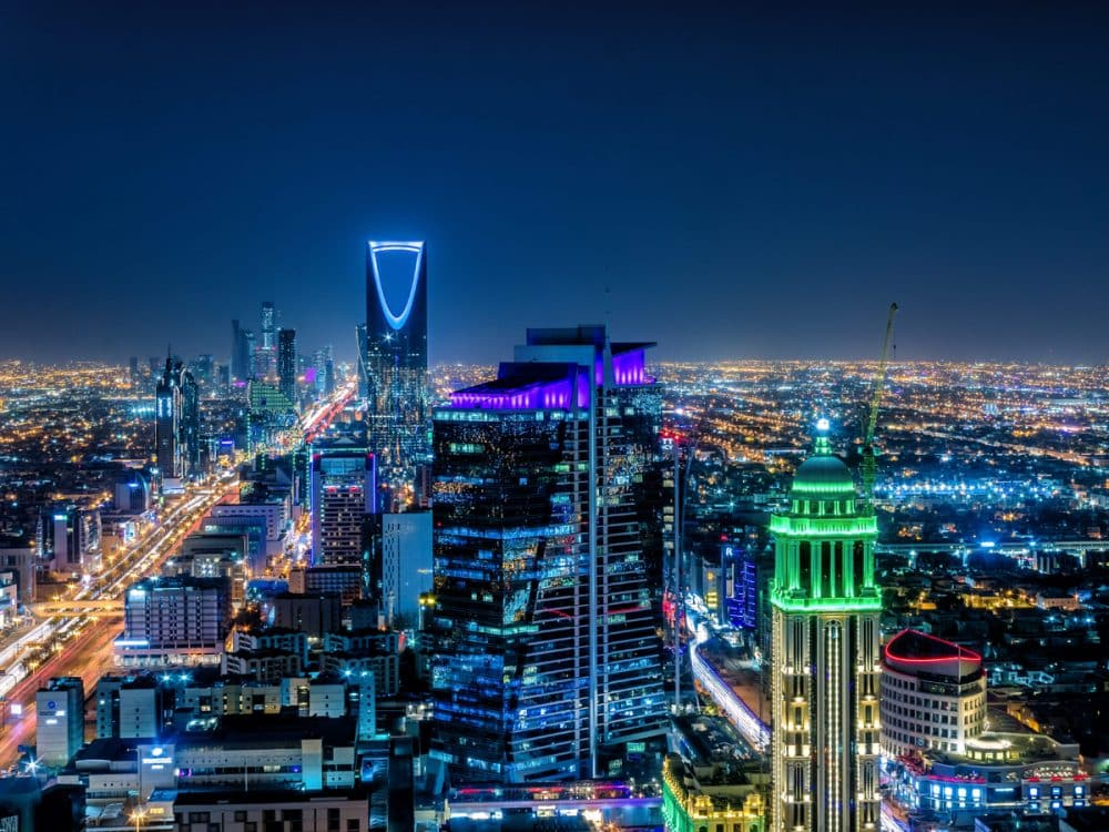 Riyadh during the night - (Credits Time Out Riyadh)