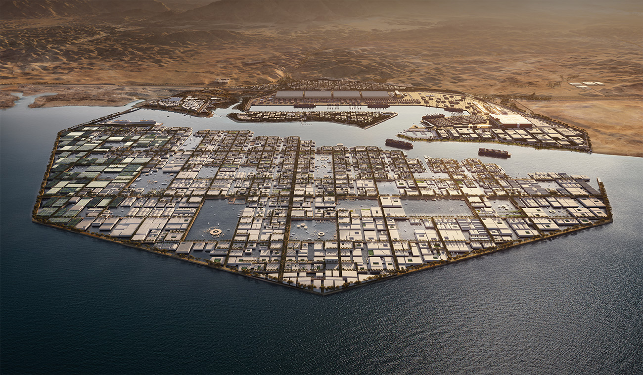 The futuristic NEOM city in Saudi Arabia, offering innovative career opportunities - (Credits NEOM)