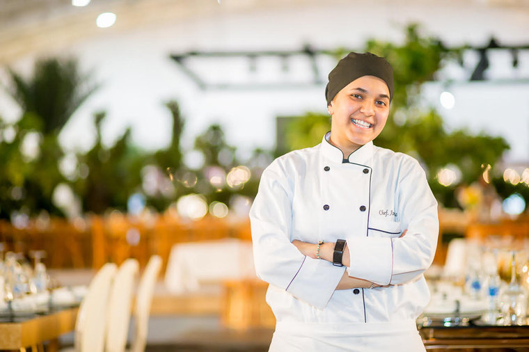 Leading Saudi female chef, Amna Abdulhadi Tabaaji - (Credits About Her)