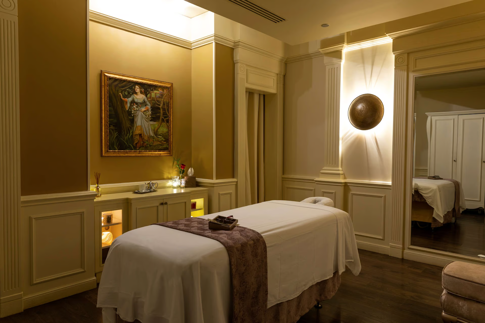 A calm and relaxing massage room in Kempinski spa in Al-Khobar - (Credits Kempinski Hotels)