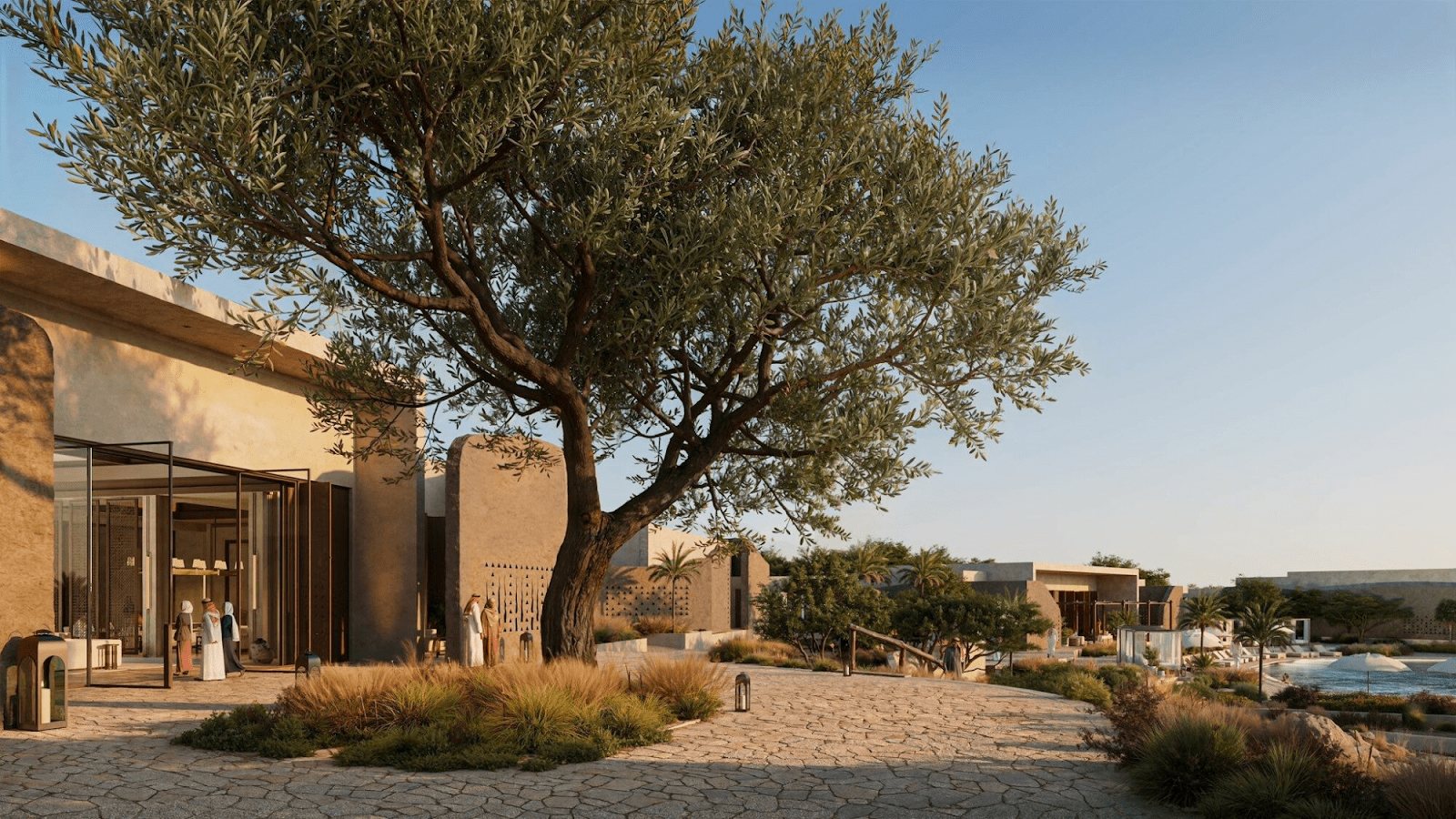 The Chedi Wadi Safar is located approximately 14 minutes north of Riyadh. The Diriyah site is home to Wadi Safar, which is famous for being one of the most beautiful areas of natural beauty in the kingdom. .– (Credits: VisitSaudi)