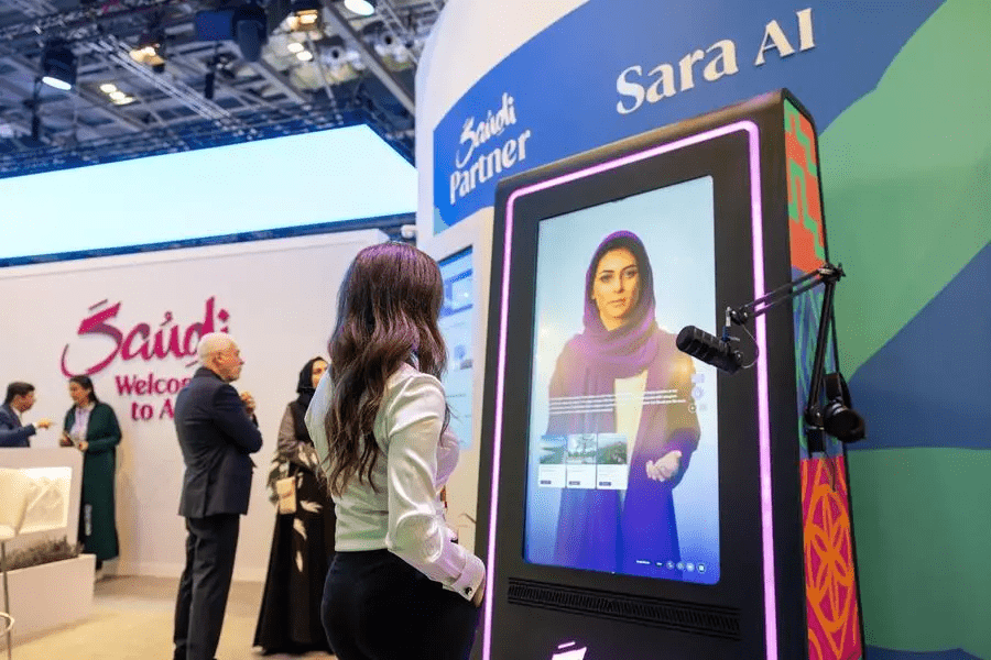 The Saudi Tourism Authority has launched the beta version of "SARA," an artificial intelligence (AI)-powered smart guide for Saudi tourism. – (Credits: SPA)