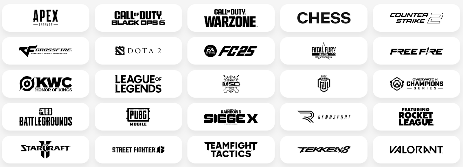 The roster is a gamer’s dream — a mix of iconic franchises, genre-defining hits, and emerging favorites. (Credits: EsportsWorldCup)