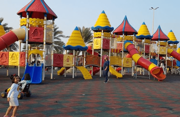 An outdoor play area in a park in Riyadh - (Credits blog.wasalt.sa)